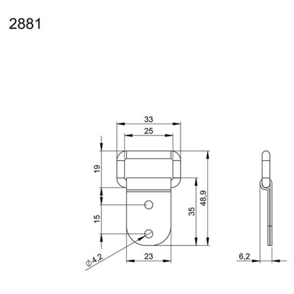 plan boucle de fixation