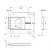 Kit fermoir capot plat KIT-FRM-CPPLT dessin technique-1