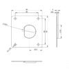 Kit fermoir capot plat KIT-FRM-CPPLT dessin technique-3