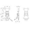 fermoir grenouille cadenassable 1603 adam hall plan technique