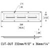 Cuvette à ventilation encastré G1560z – Image 2