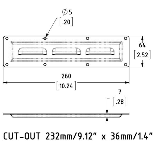Cuvette à ventilation encastré G1560z – Image 2