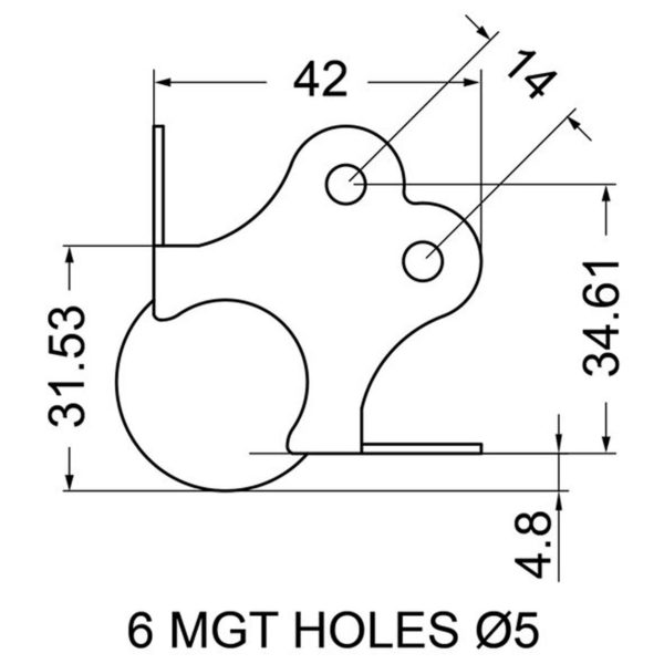 coin boule métal petit modèle c1345z fiche technique