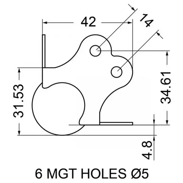 coin boule métal petit modèle c1345z fiche technique