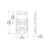 charnière stop grand modèle p1995 accessoire de flycase plan technique