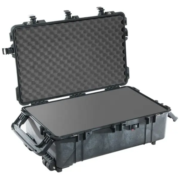 valise peli 1670 noir avec mousse