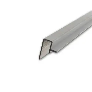 Lot de profilé aluminium glissière mâle et femelle