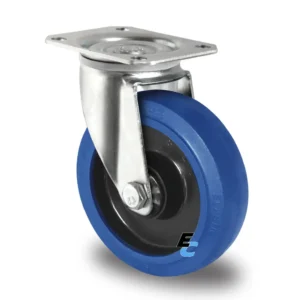 roulettes pivotante de flycase 80 mm sans frein