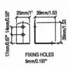renfort d'angle b0702z penn elcom accessoire de flycase plan technique
