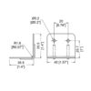 renfort d'angle b1930z penn elcom accessoire de flycase plan technique