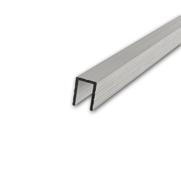 profilé aluminium sommet de cloison 9.5 mm eg-0655