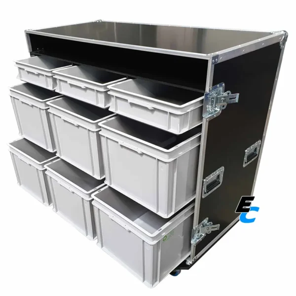 Flycase motorsport 9 bacs de rangement