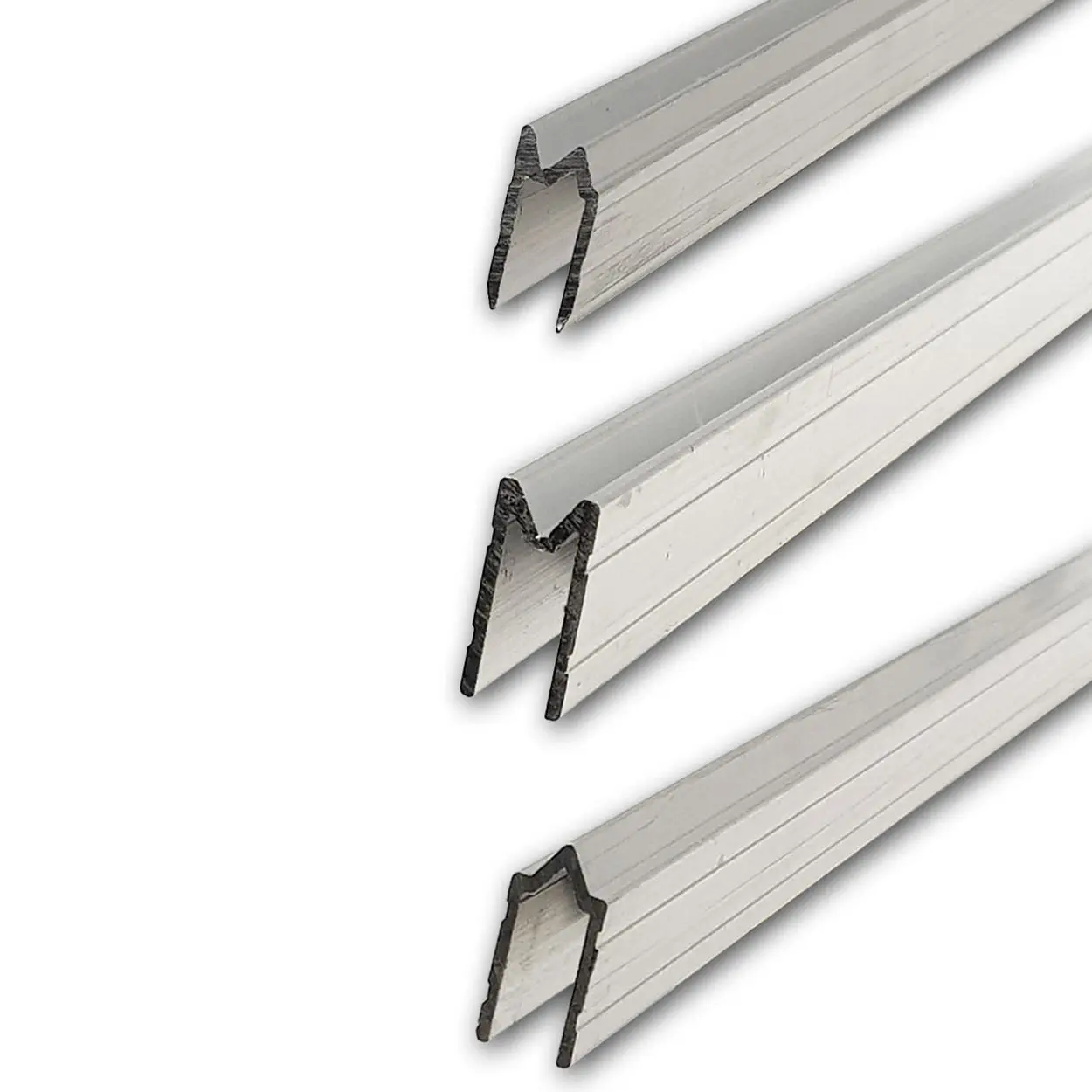 Profilé en U en aluminium à 2 plis, surface sélectionnable acheter à  Versandmetall - Versandmetall, profilé alu 