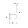 profilé aluminium pour rack rg-6108 plan technique