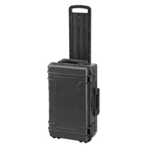 valise cabine étanche antichocs ermet 236 avec mousse prédécoupée et trolley