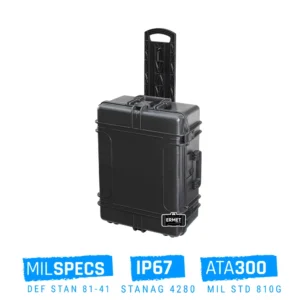 valise étanche antichocs ermet 240 avec trolley et roulettes