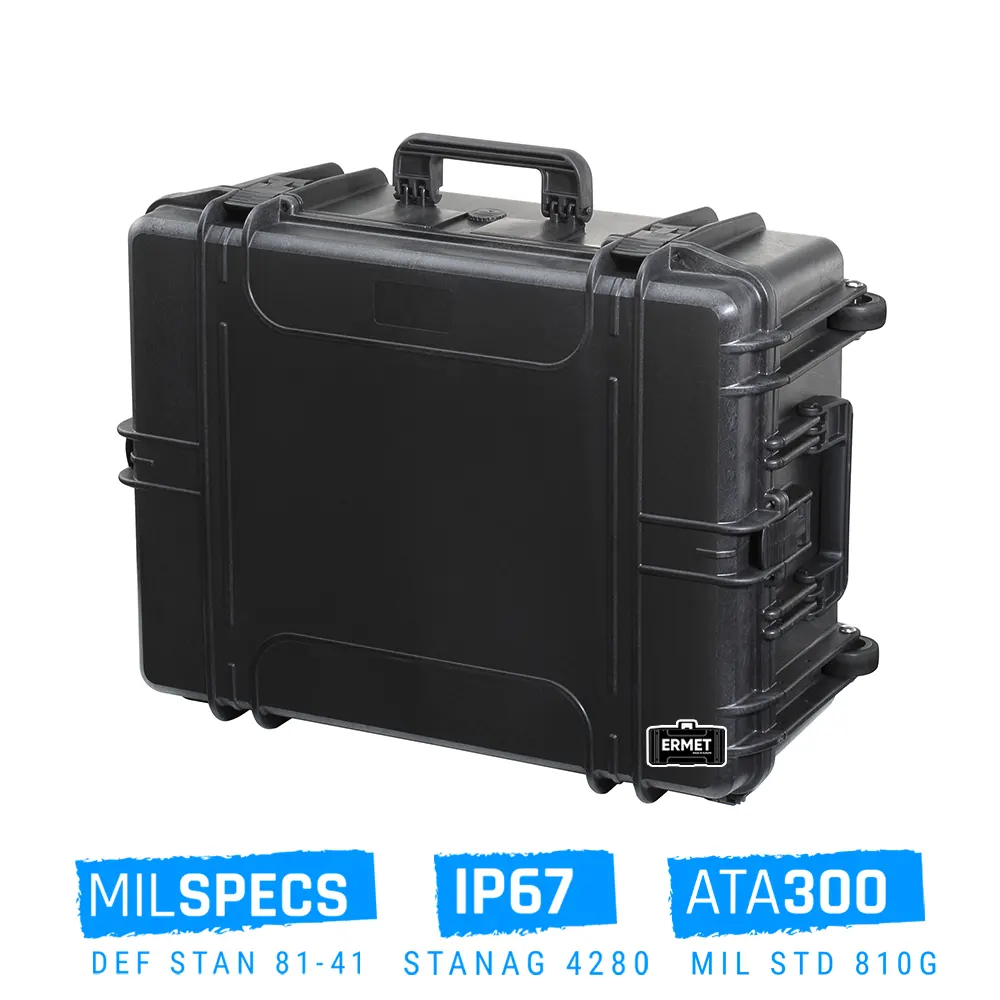 valise étanche antichocs ermet 240 avec trolley et roulettes