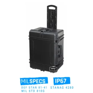 valise étanche antichocs ermet 241 avec trolley et roulettes