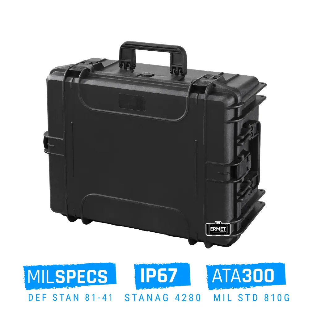 valise étanche antichocs ermet 243 avec trolley et roulettes