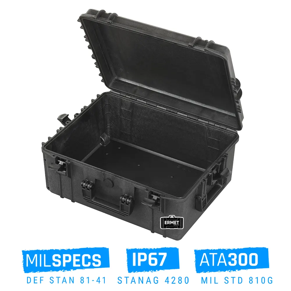 valise étanche antichocs ermet 243 avec trolley et roulettes