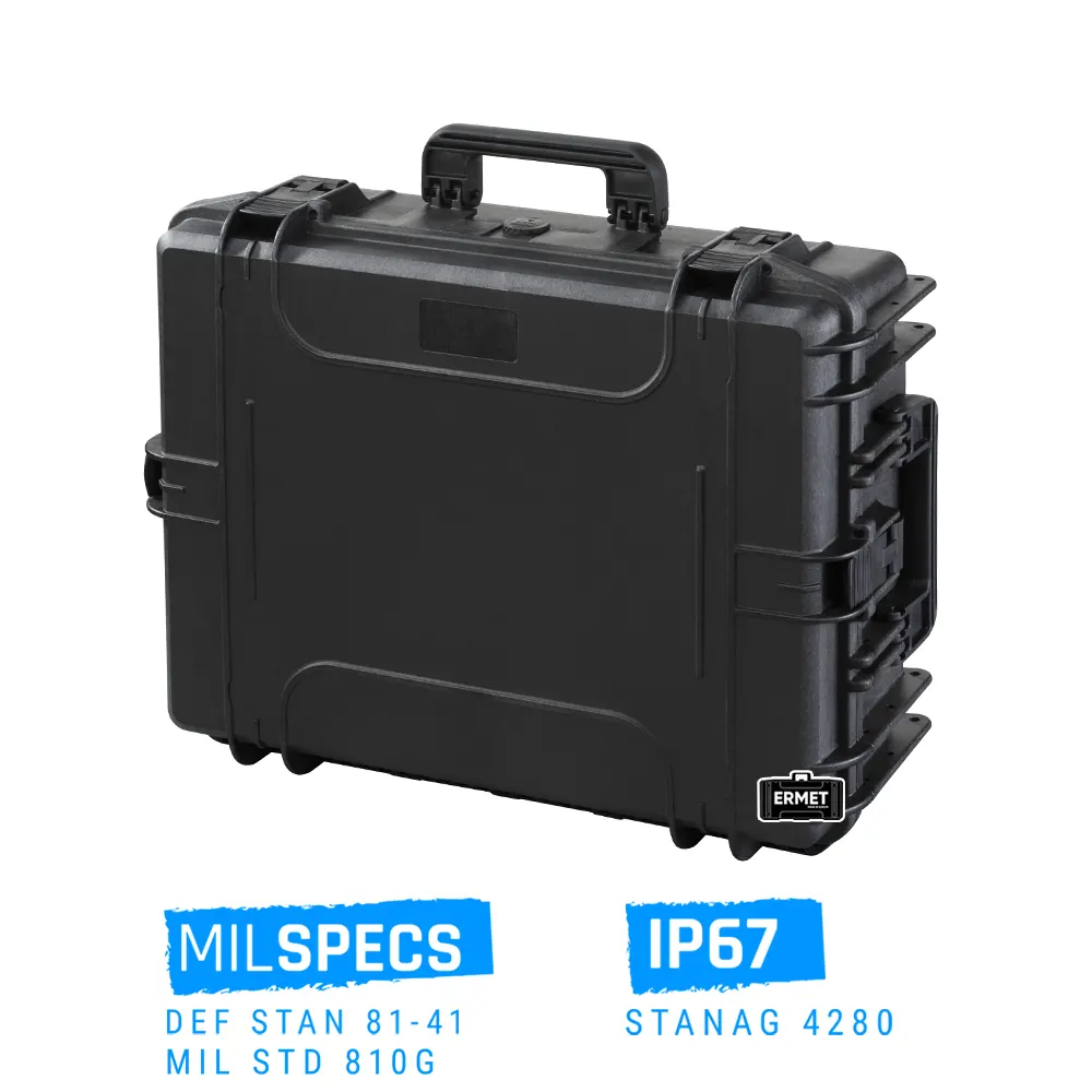 valise étanche antichocs ermet 242 avec trolley et roulettes