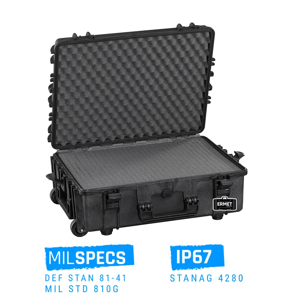 valise étanche antichocs ermet 242 avec trolley et roulettes
