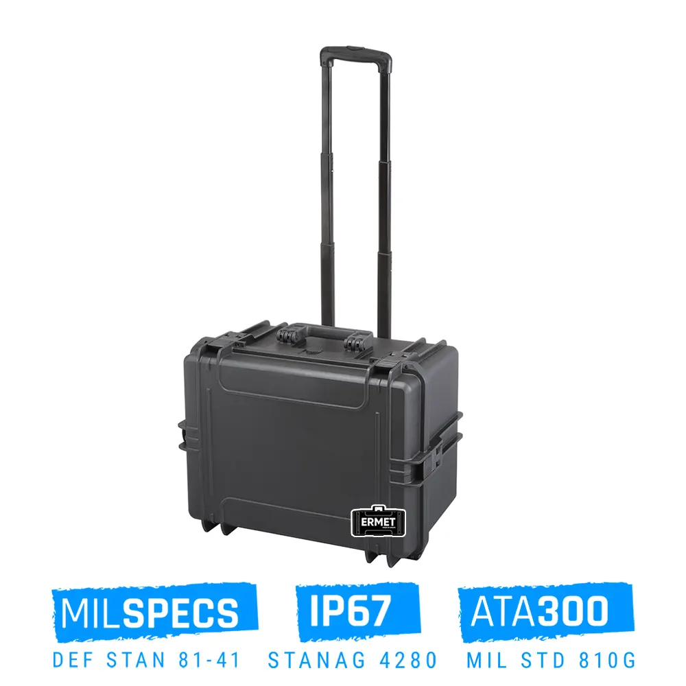 valise étanche antichocs ermet 244 avec trolley