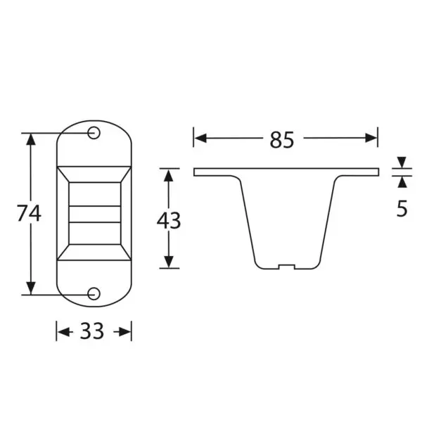 pieds plastique pour caisse en bois 4982 plan technique