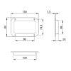cuvette empilable pour roulette de flight case 38082 adam hall plan technique