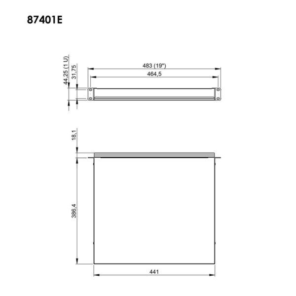 plan tiroir 87401E