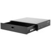 Tiroir rackable en acier noir 2U – Image 2