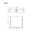Tiroir rackable en acier noir 2U – Image 3