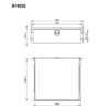Tiroir rackable en acier noir 3U – Image 3
