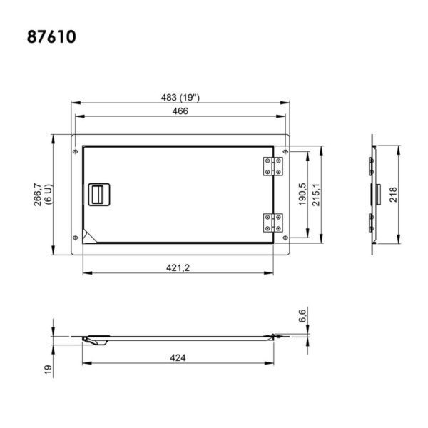 Plan porte de sortie 87610