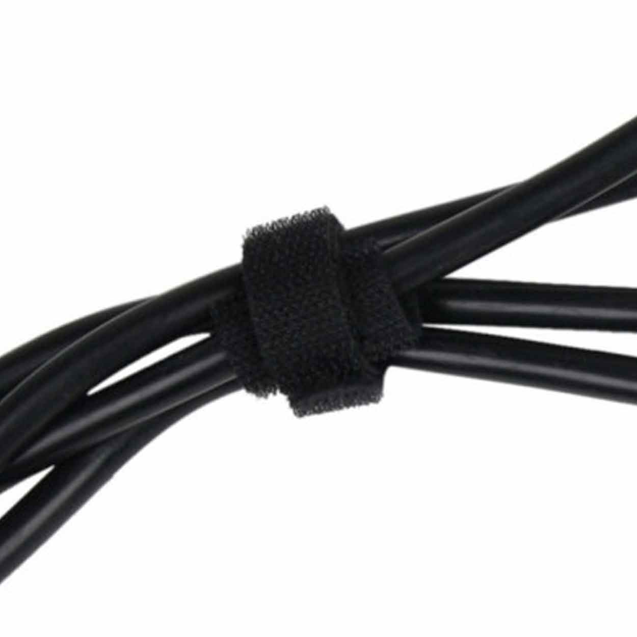 Lot de 10 attache-câbles Velcro coloré - Eurocase