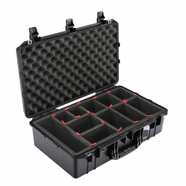 Valise peli air noir 1555 avec trekpak