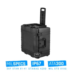 valise ermet 260 noir avec trolley anti chocs euro case