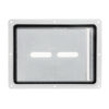 Plaque de marquage encastrable avec fenetre en plexiglas 88200