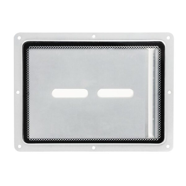 Plaque de marquage encastrable avec fenetre en plexiglas 88200