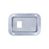 Cuvette percée pour 1 connecteur IECC secteur D0941-10z