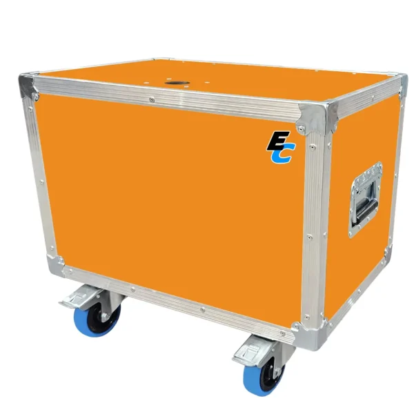 flycase capot plat orange 600 x 400 x 400 mm