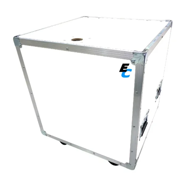 flycase capot plat blanc 600 x 600 x 600 mm