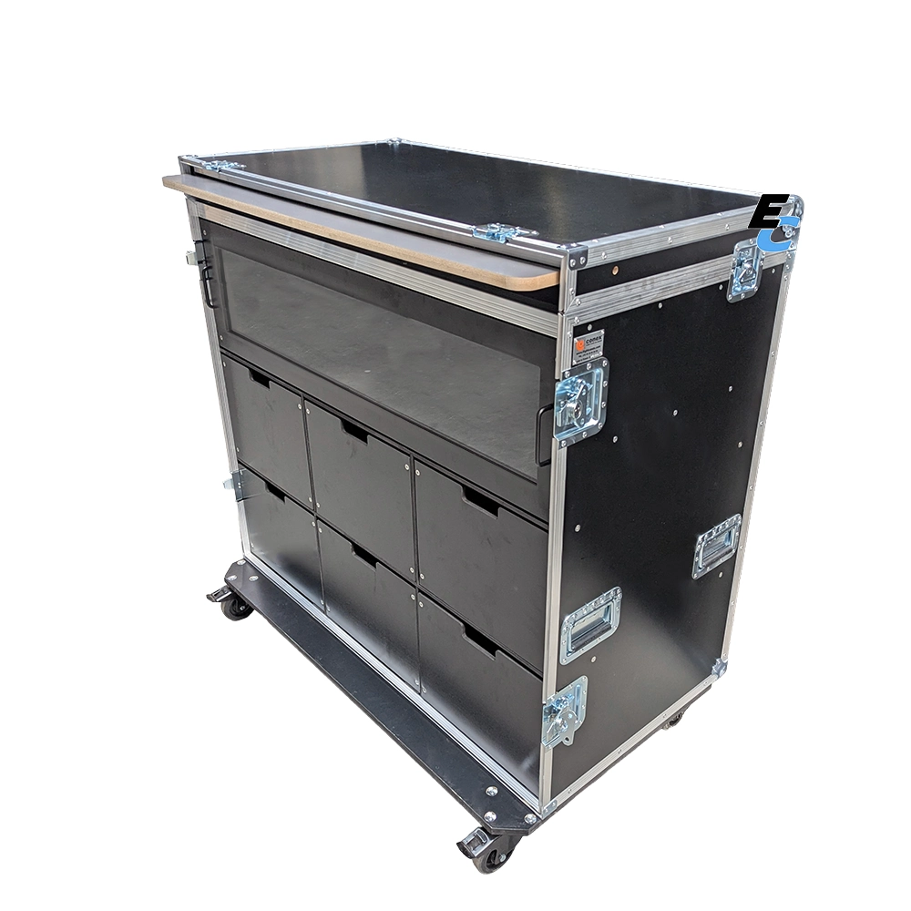 Flight case vitrine motorsport