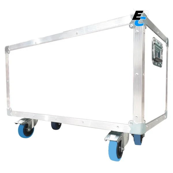 Flight case capot plat