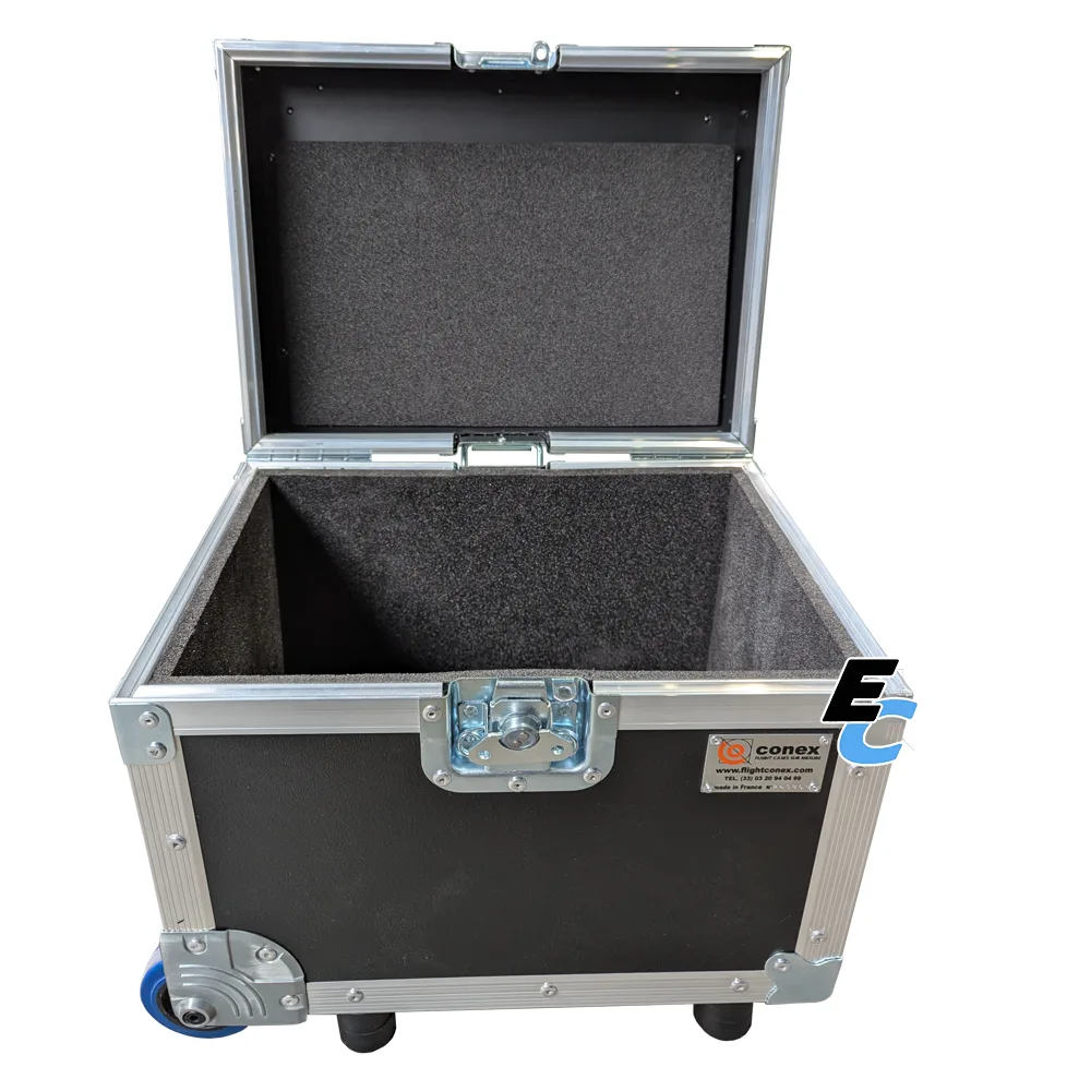flycase valise trolley avec poignée télescopique eurocase