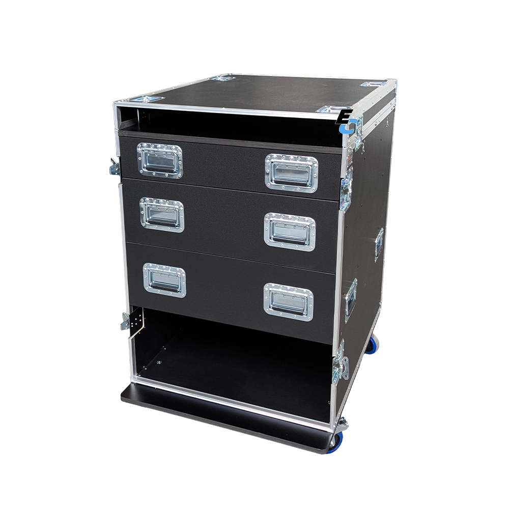 flight case motorsport servante table