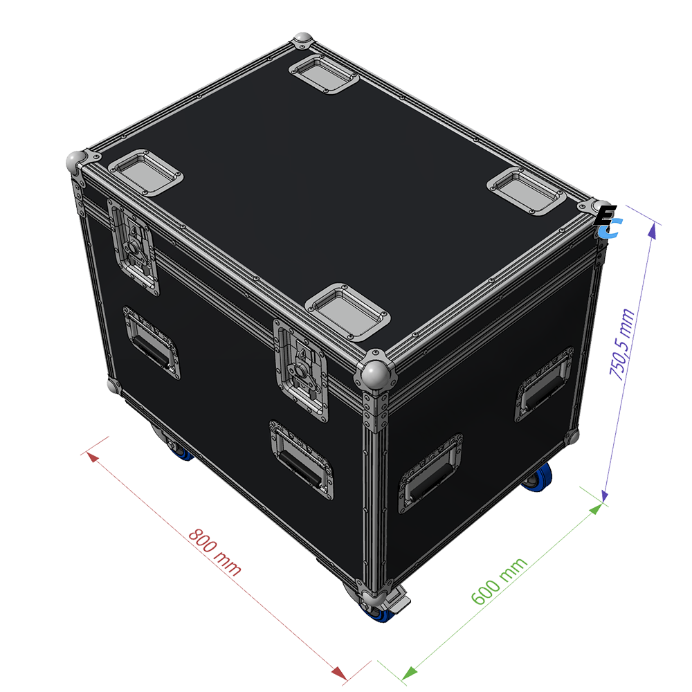 Flycase Malle 800x600x600 mm – Image 3