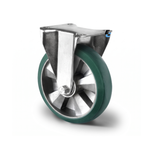 Roulette fixe de 160 mm de diamètre heavy duty